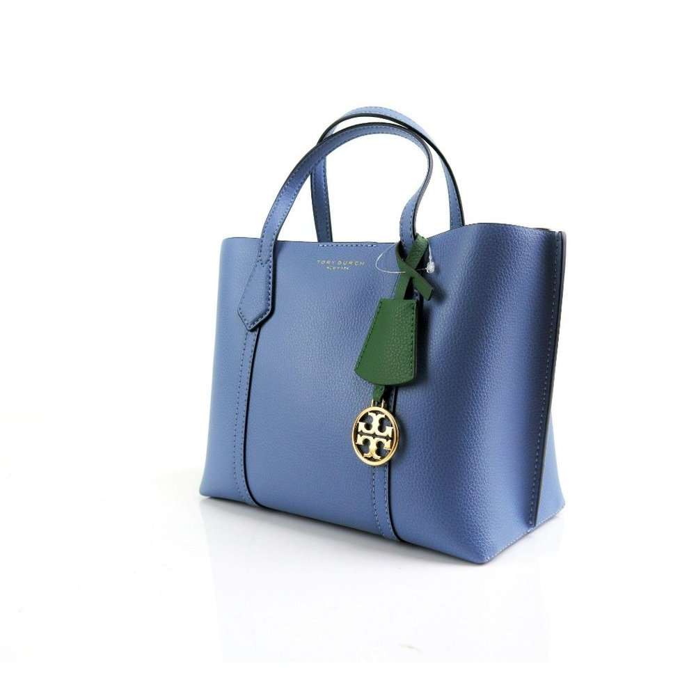 Perry Triple Compartment Satchel Tote Baby Blue - Picture 1 of 12
